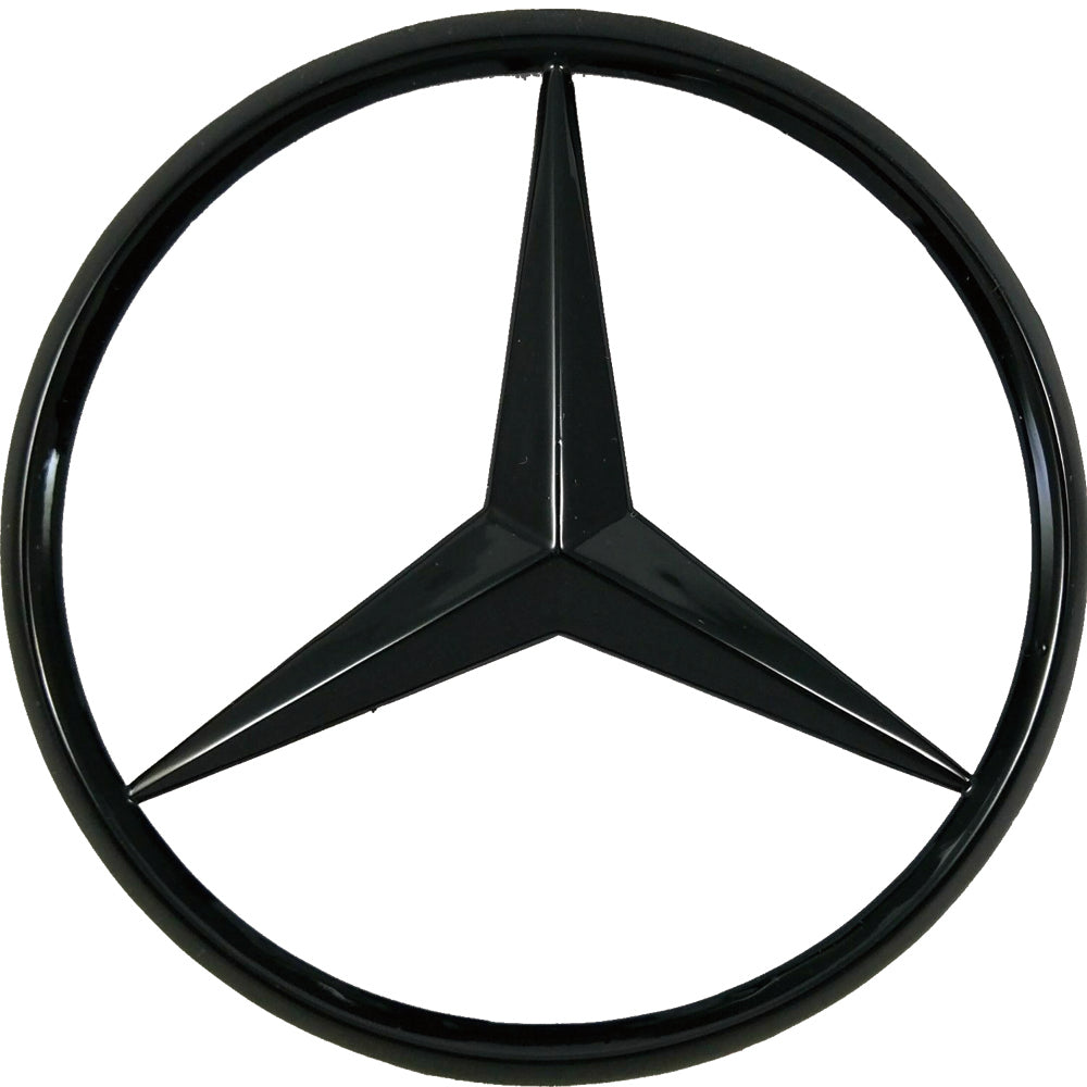 Mercedes W205 Matte Black Trunk Emblem for 2015-2018 C-Class