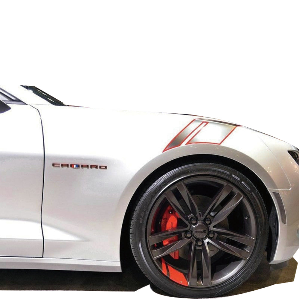 3D Black & Red Fender Emblem for Chevrolet Camaro (2016-2018)