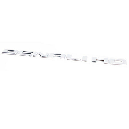 Glossy Chrome Denali HD Emblem for Sierra 2500 3500 2011–2018