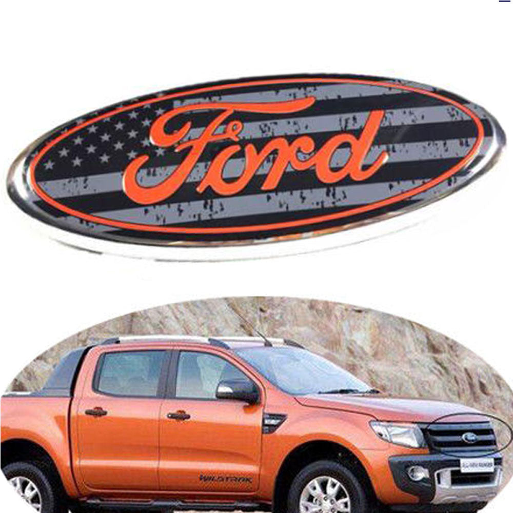 	Ford F150 2004-2014 9" US Flag Grille Emblem - Billet Aluminum