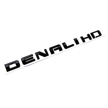 Sierra Denali HD Glossy Black Emblem for 2500 3500