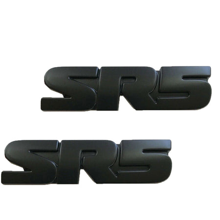 SR5 Emblem Badges for Toyota Tundra Tacoma 4Runner Black 2PCS