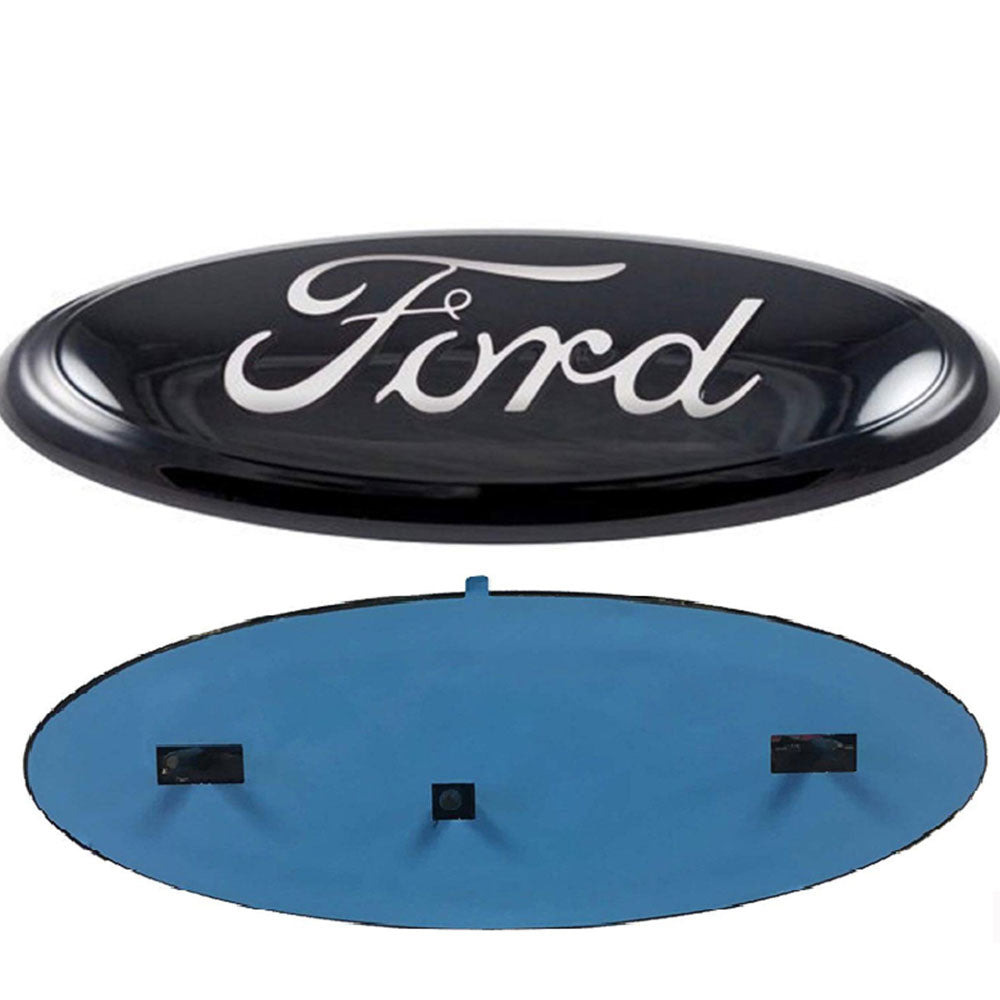 Black 9 inch oval emblem for Ford F-150 F-250 F-350 Edge Explorer