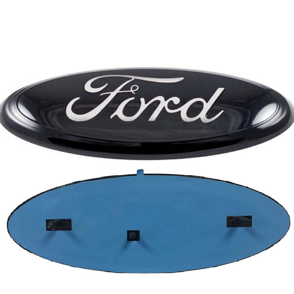 Black 9 inch oval emblem for Ford F-150 F-250 F-350 Edge Explorer