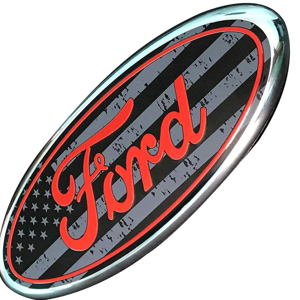 	Ford F150 2004-2014 9" US Flag Grille Emblem - Billet Aluminum