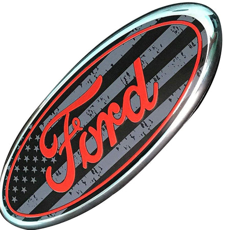 	Ford F150 2004-2014 9" US Flag Grille Emblem - Billet Aluminum