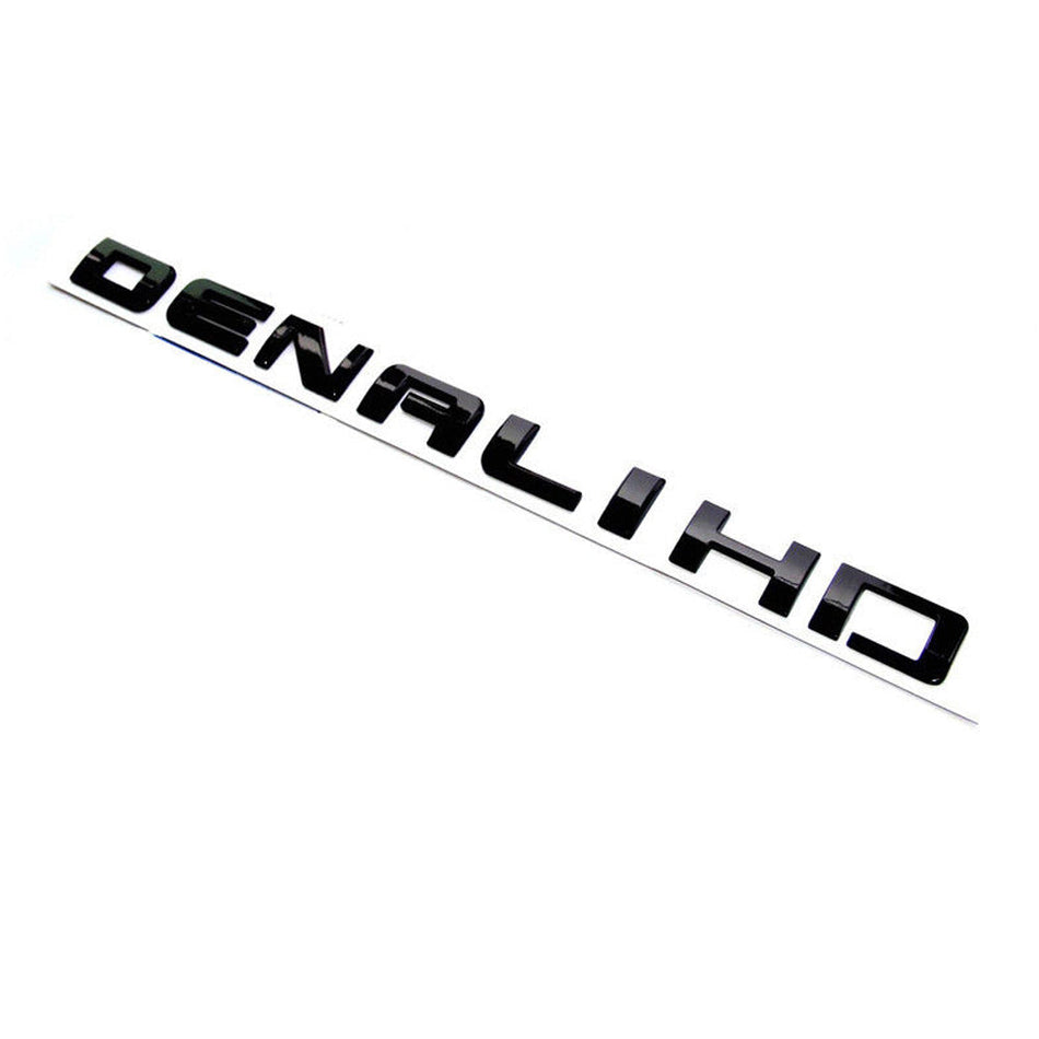 GMC Sierra Denali HD Emblem Matte Black 25779765