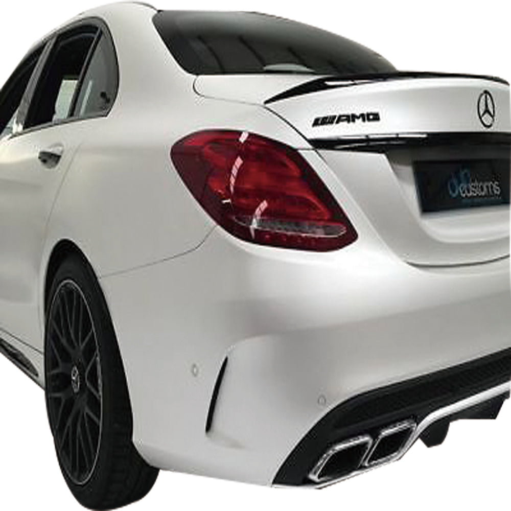 Mercedes W205 Matte Black Trunk Emblem for 2015-2018 C-Class