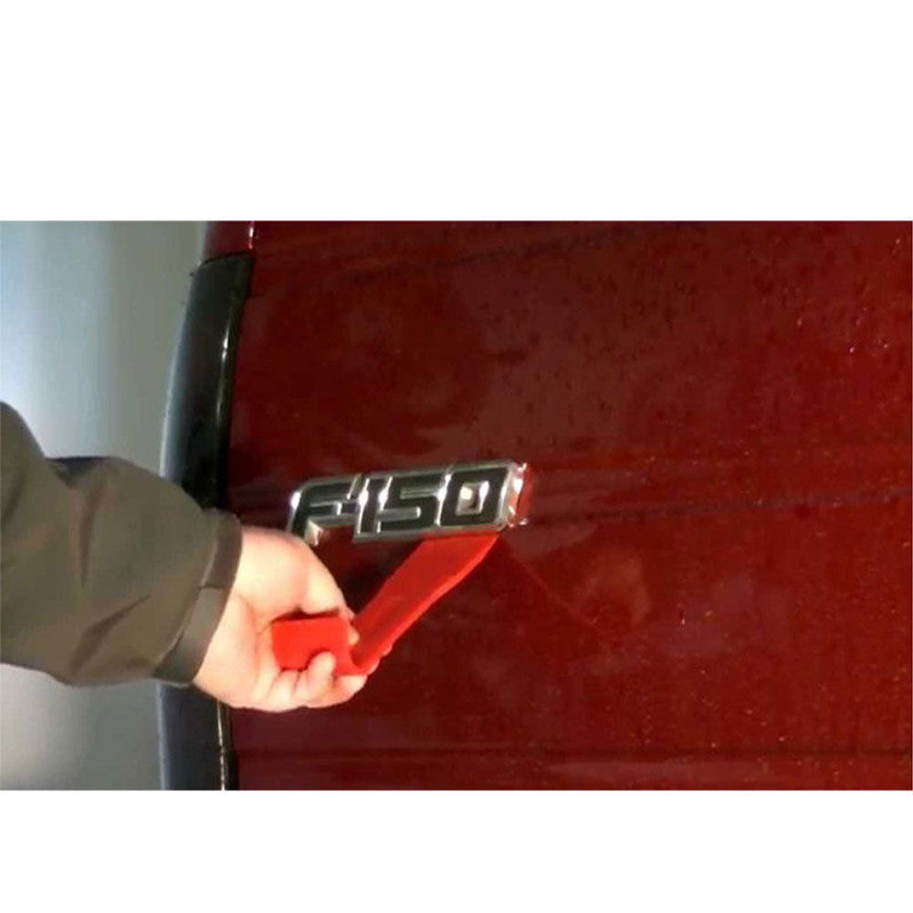 Black/red Ford F150 tailgate emblem for 2009-2014 models