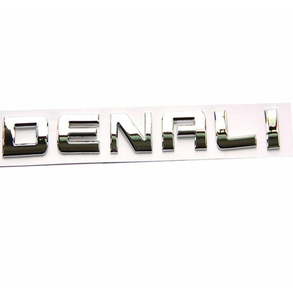 GMC Denali Chrome Letter Emblem Kit - Set of 2 for 2007-2018 Models