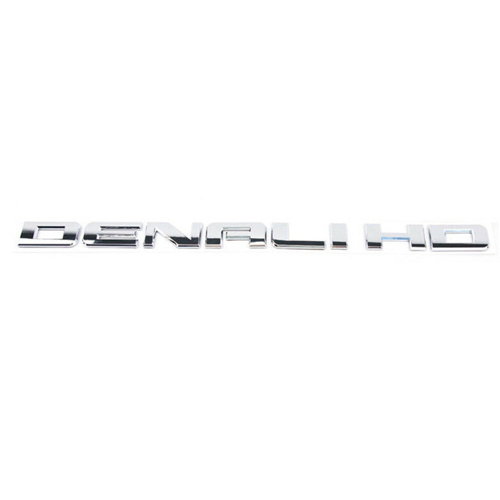 Glossy Chrome Denali HD Emblem for Sierra 2500 3500 2011–2018