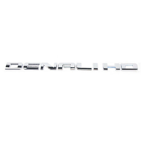 Glossy Chrome Denali HD Emblem for Sierra 2500 3500 2011–2018