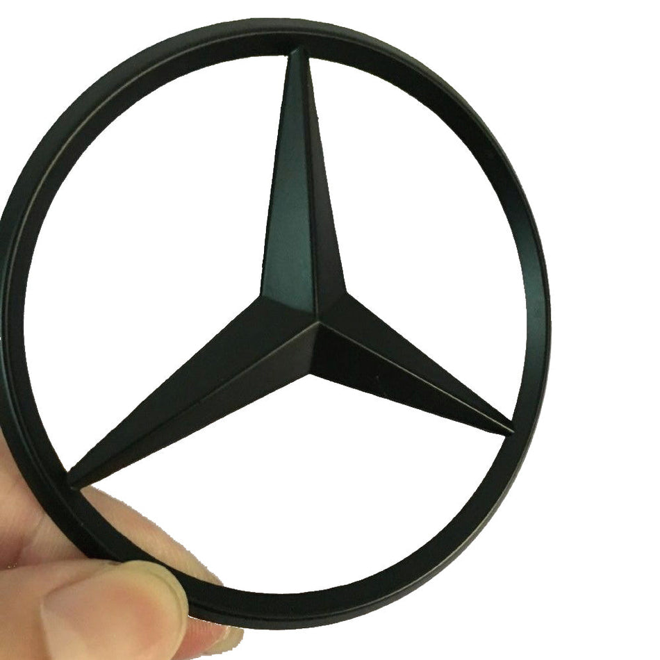 Mercedes W205 Matte Black Trunk Emblem for 2015-2018 C-Class