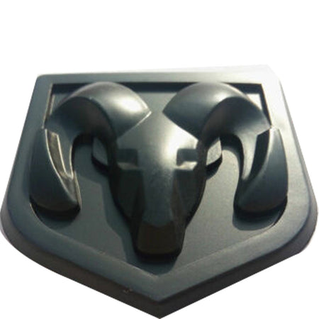 2009-2018 Ram 1500/2500/3500 Matte Black Tailgate Emblem - 6.18x5.63 Inch