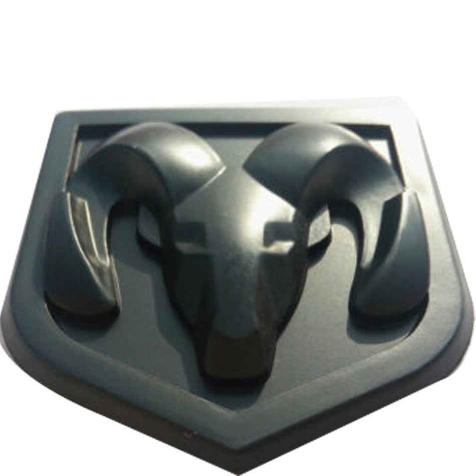 2009-2018 Ram 1500/2500/3500 Matte Black Tailgate Emblem - 6.18x5.63 Inch