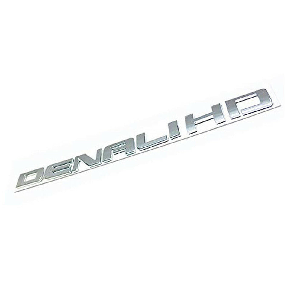 Glossy Chrome Denali HD Emblem for Sierra 2500 3500 2011–2018