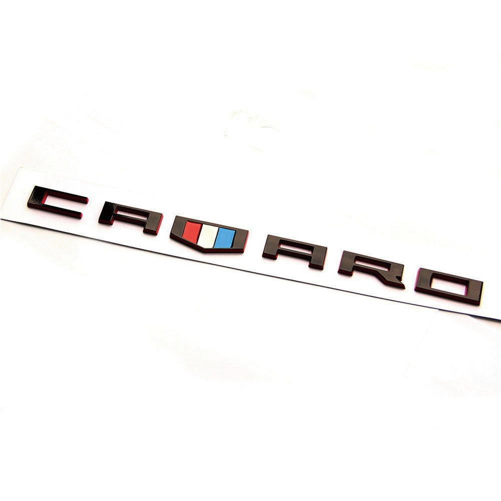 3D Black & Red Fender Emblem for Chevrolet Camaro (2016-2018)