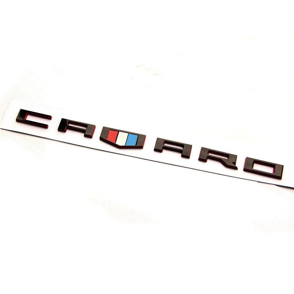 3D Black & Red Fender Emblem for Chevrolet Camaro (2016-2018)