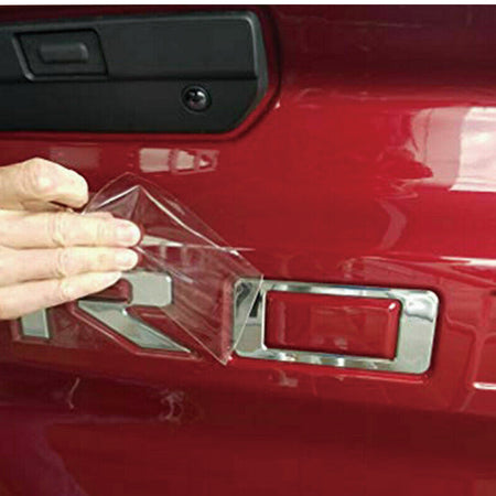 Silver Tailgate Letter Inserts for 2019-2023 Chevrolet Silverado