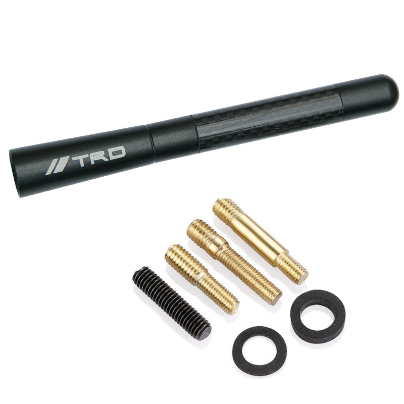 Universal 4.7 Inch Carbon Fiber Car Antenna with Screws