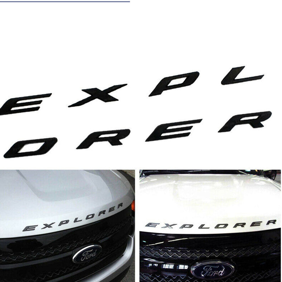 Front hood emblem letters for Ford Explorer 2011 to 2018