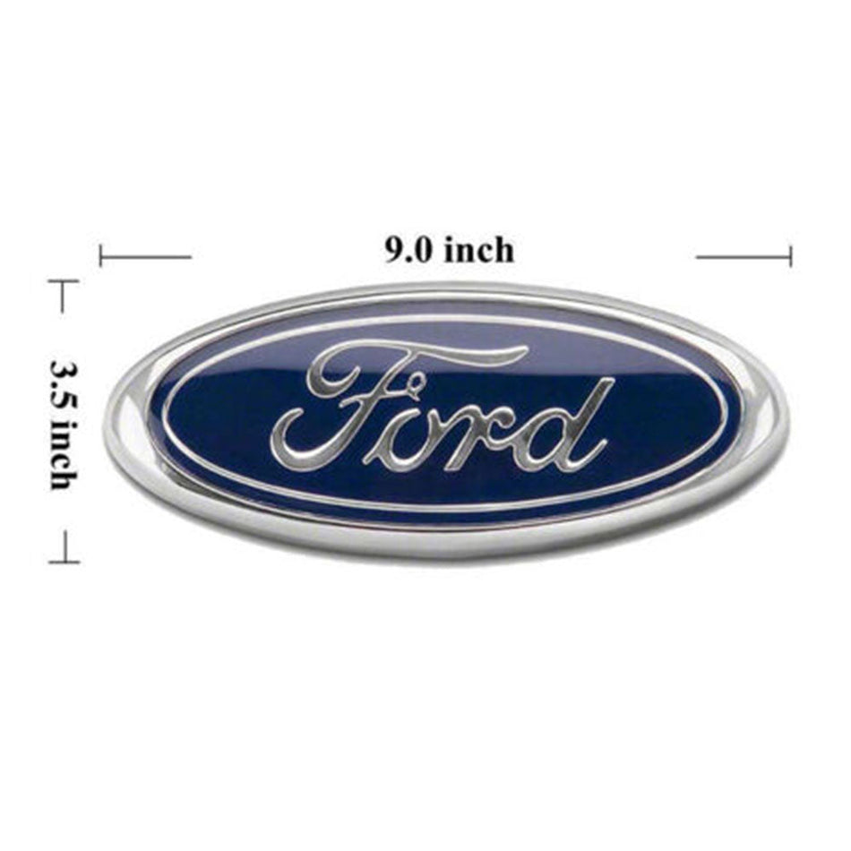 Ford 9'' Emblem Badge AA8Z-9942528-A - Front Grill Logo Replacement