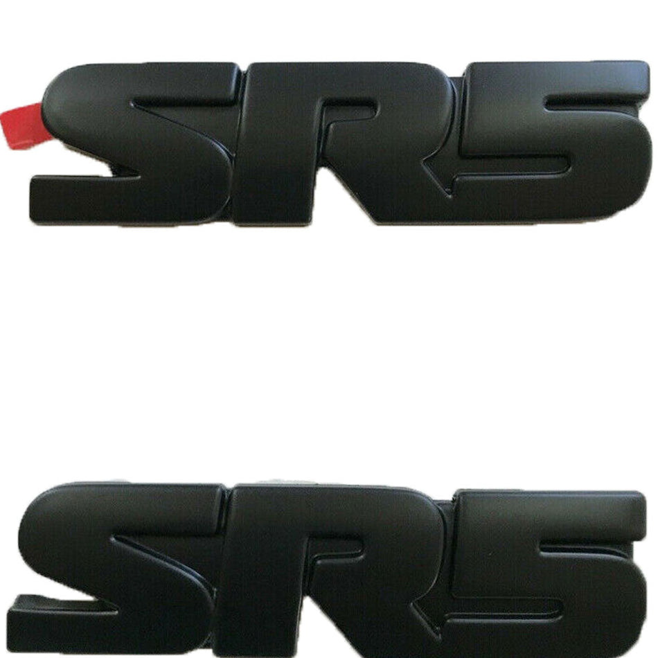 SR5 Emblem Badges for Toyota Tundra Tacoma 4Runner Black 2PCS