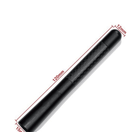 Universal 4.7 Inch Carbon Fiber Car Antenna with Screws
