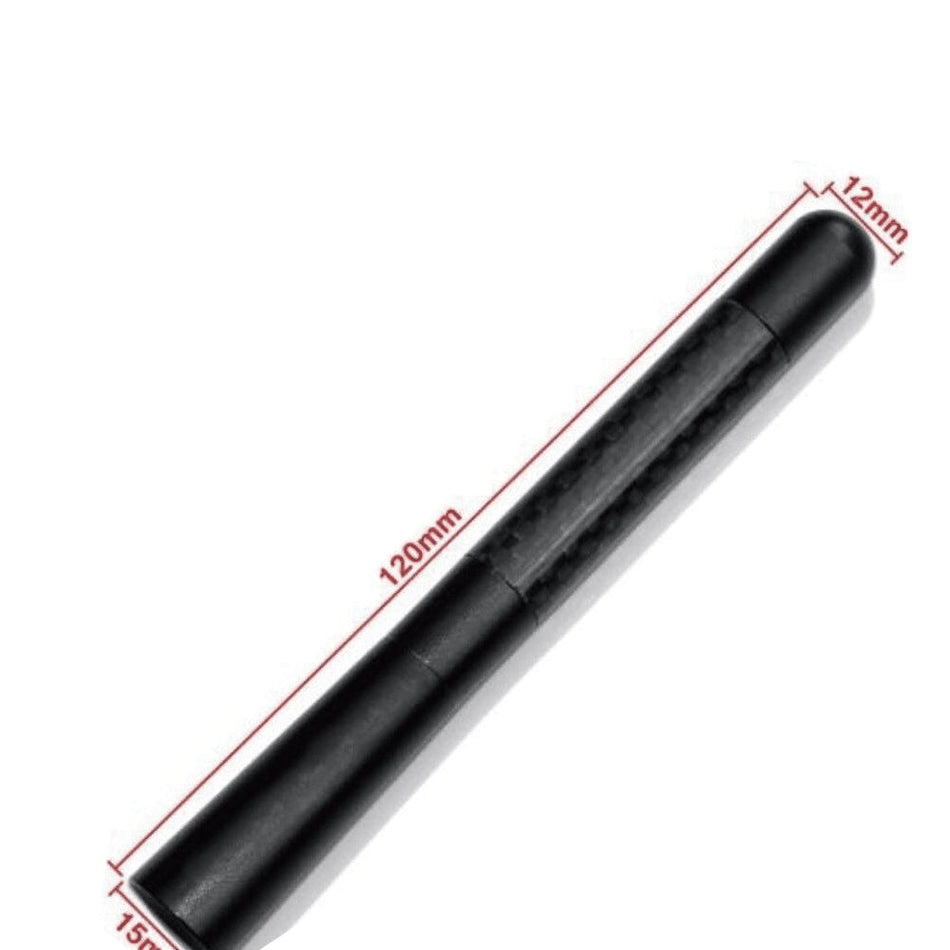 Universal 4.7 Inch Carbon Fiber Car Antenna with Screws