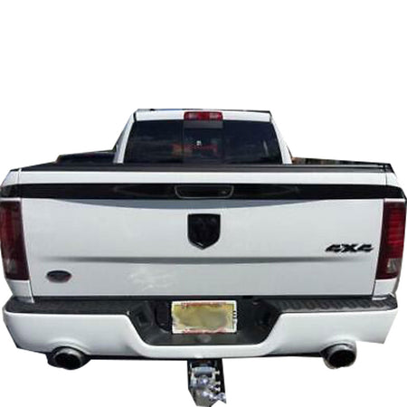 2009-2018 Ram 1500/2500/3500 Matte Black Tailgate Emblem - 6.18x5.63 Inch