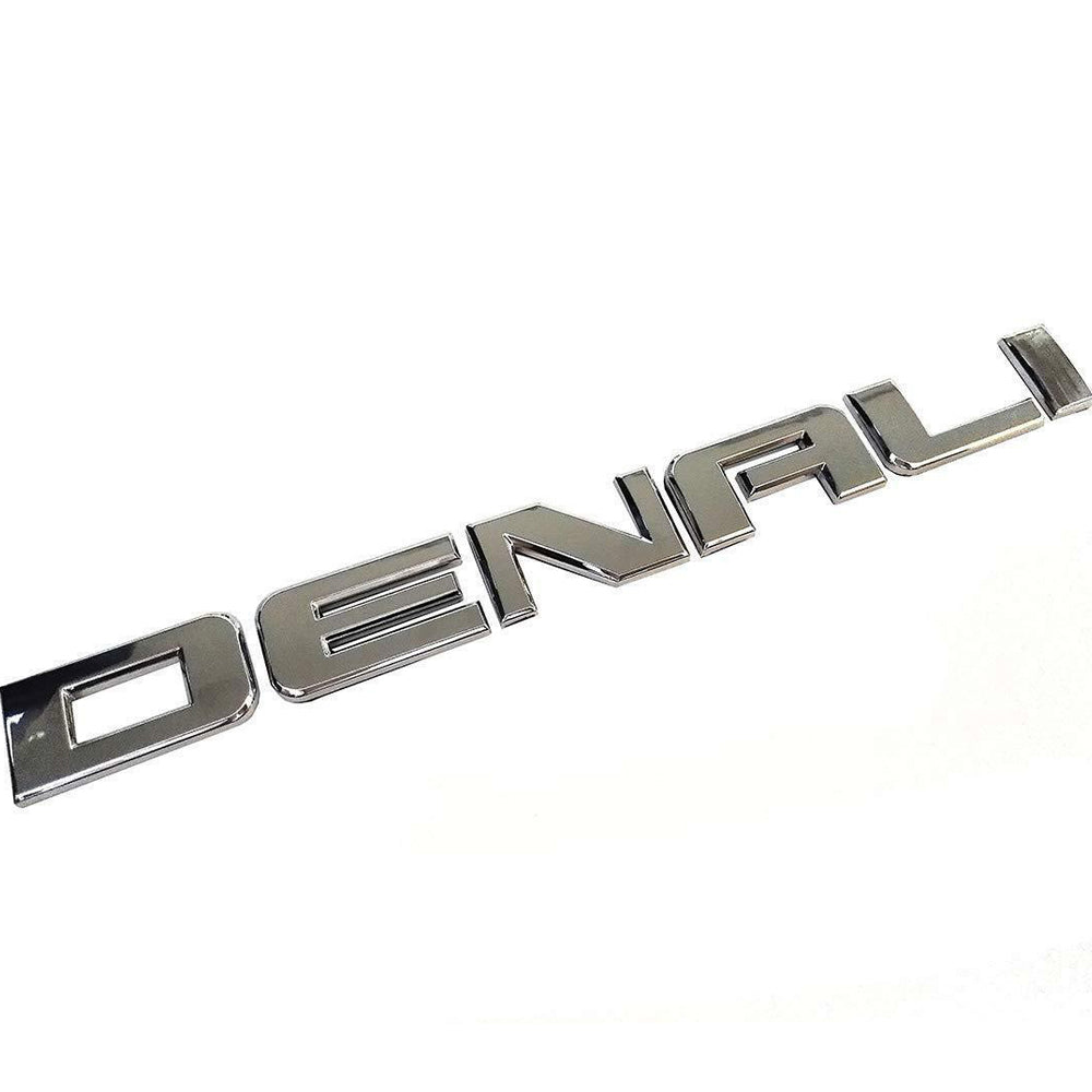 GMC Denali Chrome Letter Emblem Kit - Set of 2 for 2007-2018 Models