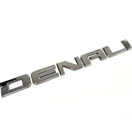 GMC Denali Chrome Letter Emblem Kit - Set of 2 for 2007-2018 Models