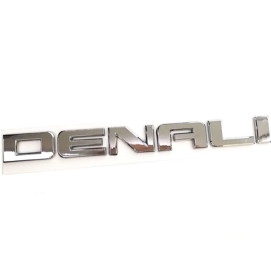 GMC Denali Chrome Letter Emblem Kit - Set of 2 for 2007-2018 Models