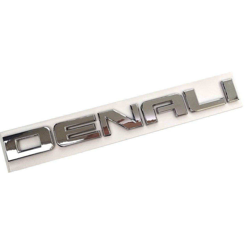 GMC Denali Chrome Letter Emblem Kit - Set of 2 for 2007-2018 Models