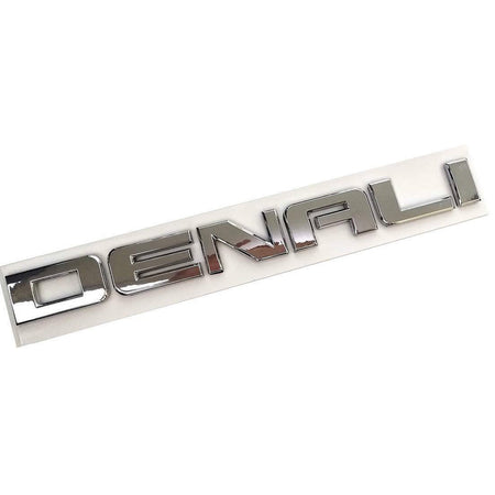 GMC Denali Chrome Letter Emblem Kit - Set of 2 for 2007-2018 Models