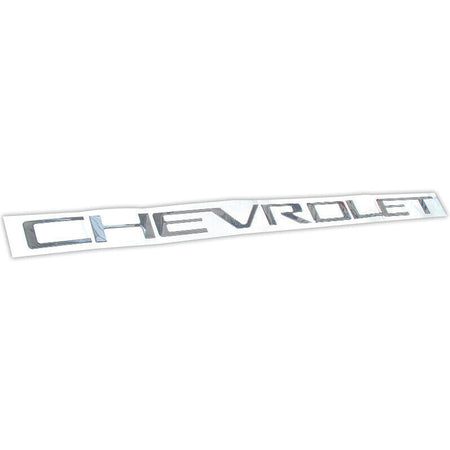 Silver Tailgate Letter Inserts for 2019-2023 Chevrolet Silverado