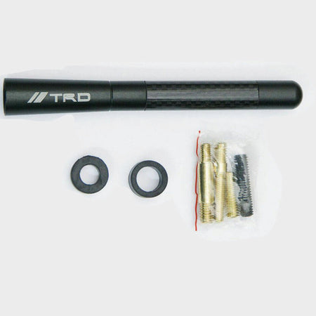Universal 4.7 Inch Carbon Fiber Car Antenna with Screws