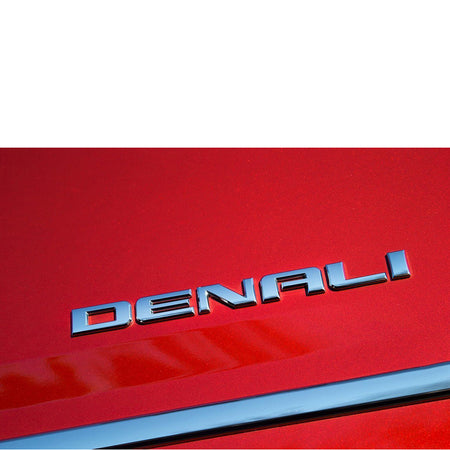GMC Denali Chrome Letter Emblem Kit - Set of 2 for 2007-2018 Models
