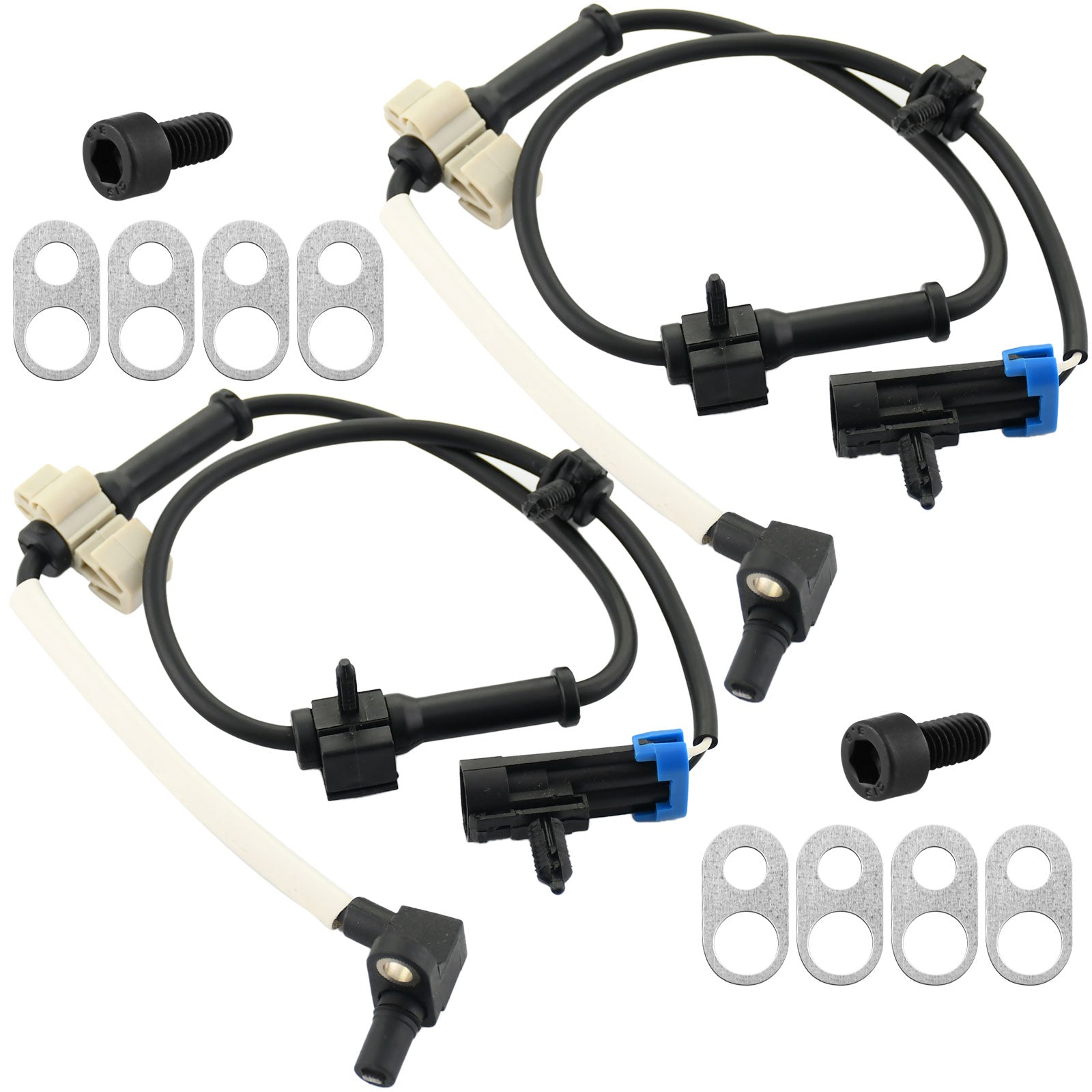 Front ABS Wheel Speed Sensor for Chevrolet Silverado GMC Sierra 3500 - 2 Pack