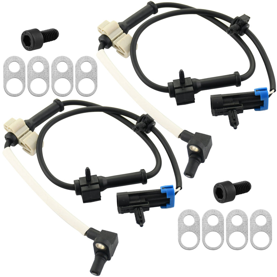 Front ABS Wheel Speed Sensor for Chevrolet Silverado GMC Sierra 3500 - 2 Pack
