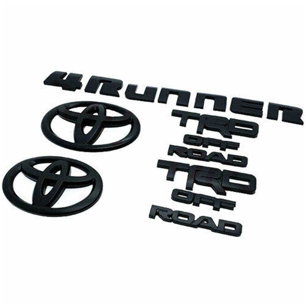 Blackout Emblem Overlay Kit for Toyota 4Runner 2014–2024