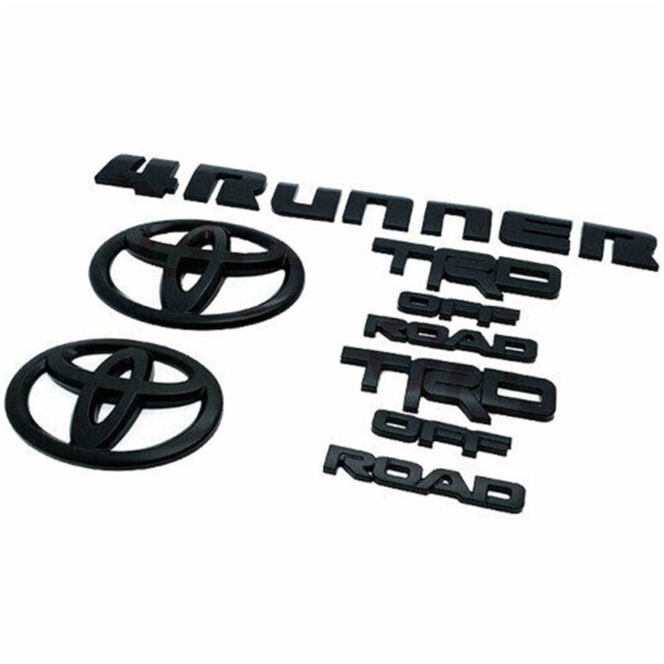 Blackout Emblem Overlay Kit for Toyota 4Runner 2014–2024