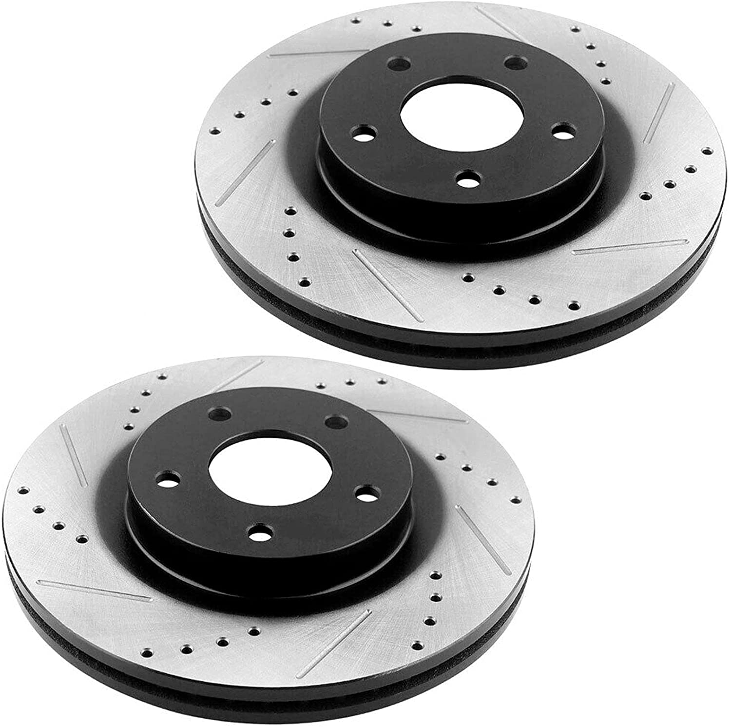 Rear brake rotors and pads kit for Honda Accord 2003-2007