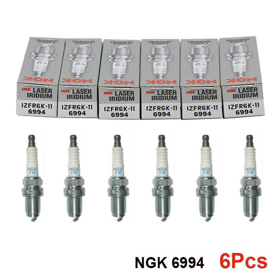 6pc iridium spark plugs for Honda and Acura vehicles 2002-2011 models