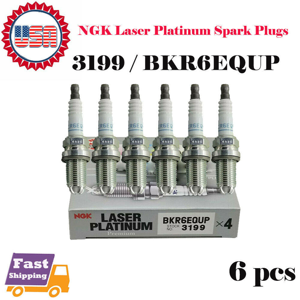 Platinum Spark Plugs for BMW 3, 5, 6, 7, X, Z Series - 6PCS Set