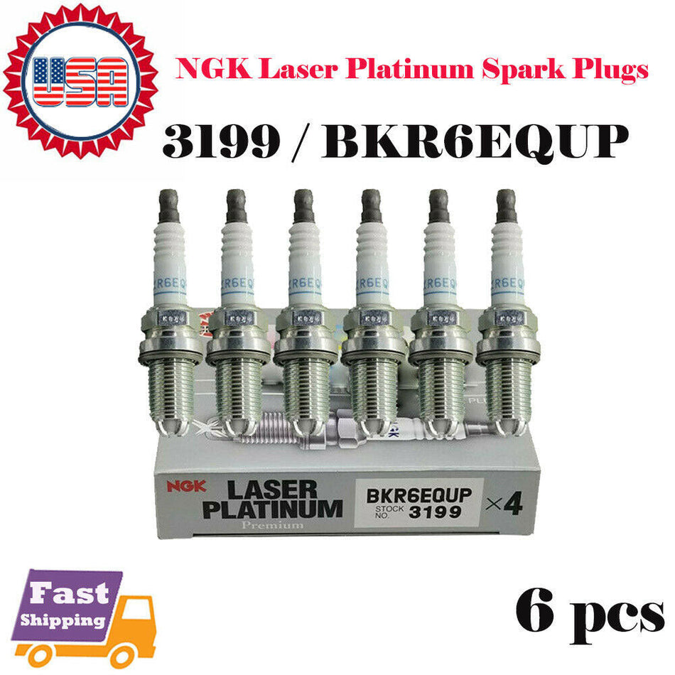 Platinum Spark Plugs for BMW 3, 5, 6, 7, X, Z Series - 6PCS Set