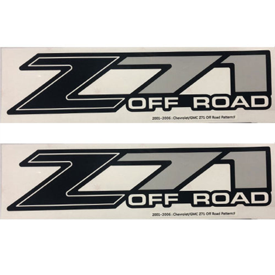 Durable 4x4 Off-Road Stickers for Chevy Silverado & GMC Sierra - Set of 2