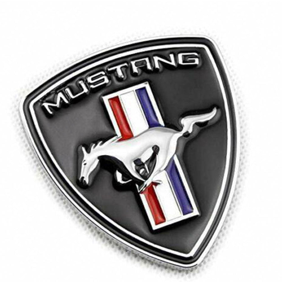 Ford Mustang GT Emblem Running Horse Fender Trunk Badge