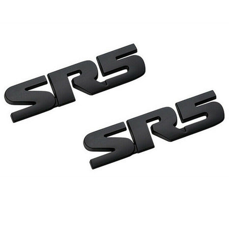 Black SR5 Emblem for Toyota Tacoma Tundra 4Runner 2pcs