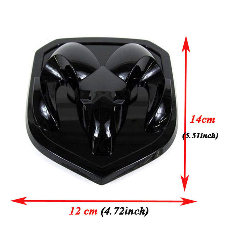 Dodge Ram Emblem Front Hood Grille Black 68140322aa